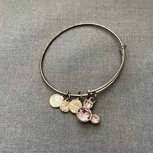 Disney Alex and Ani Birthstone Mickey silver